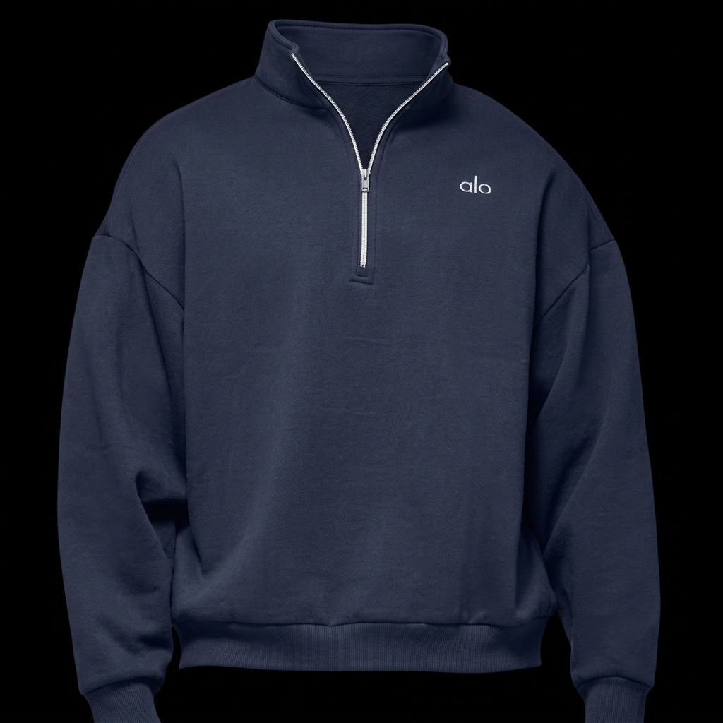 Quarter Zip Blue