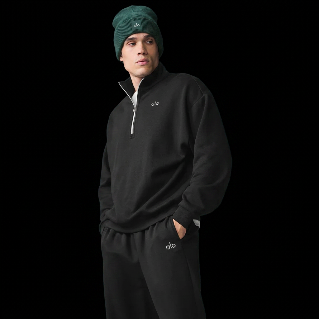 Quarter zip - Black