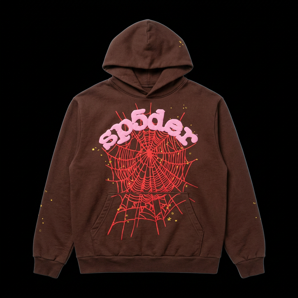 Web Hoodie Brown
