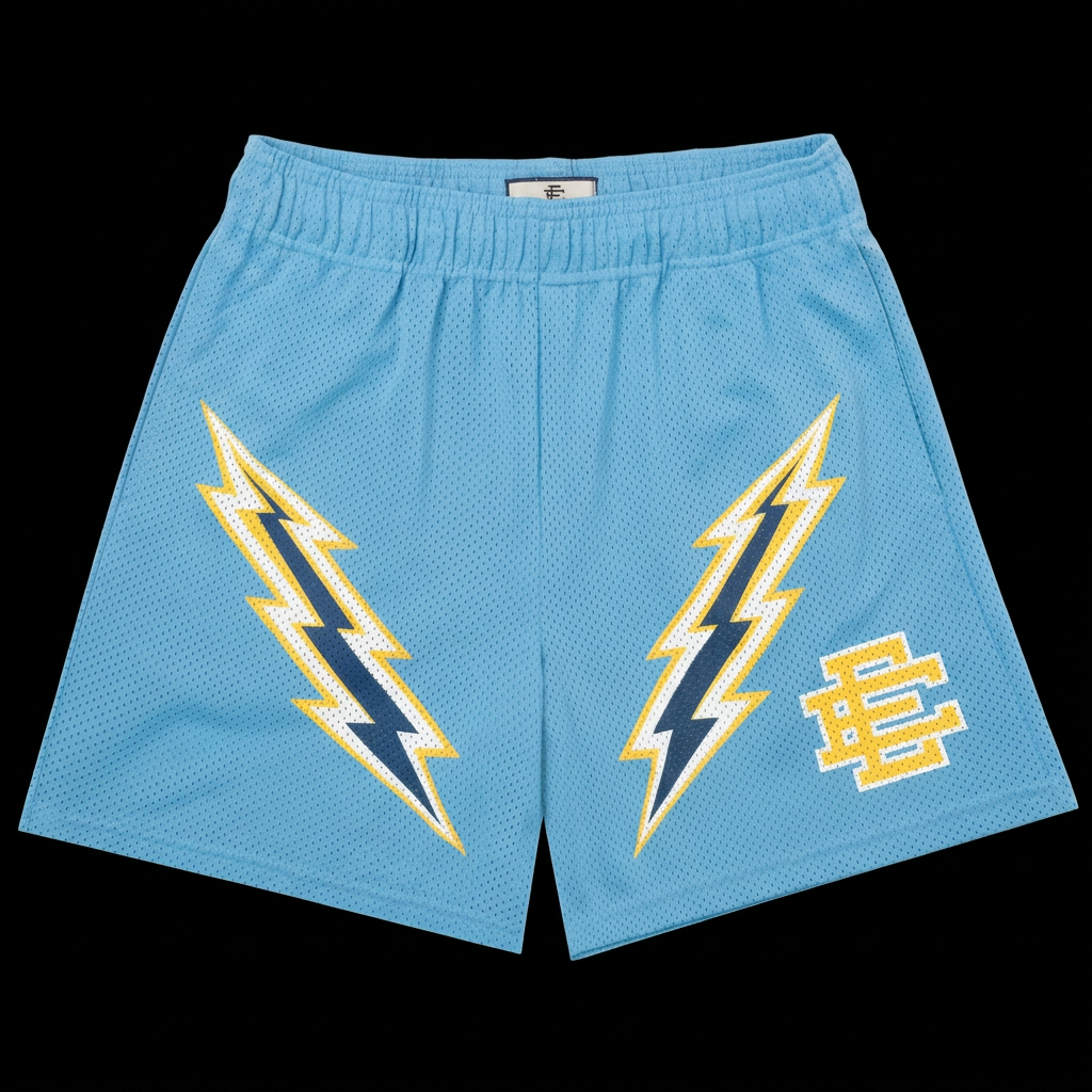 Blue Lightning Shorts