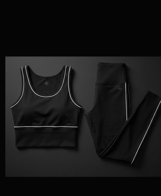Black Top & Leggings Set